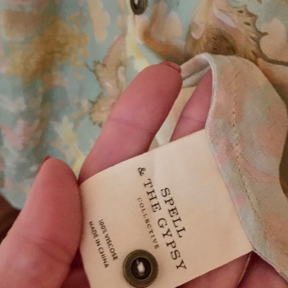 Spell and the gypsy collective butterfly gown maxi dress size medium - Picture 8 of 8